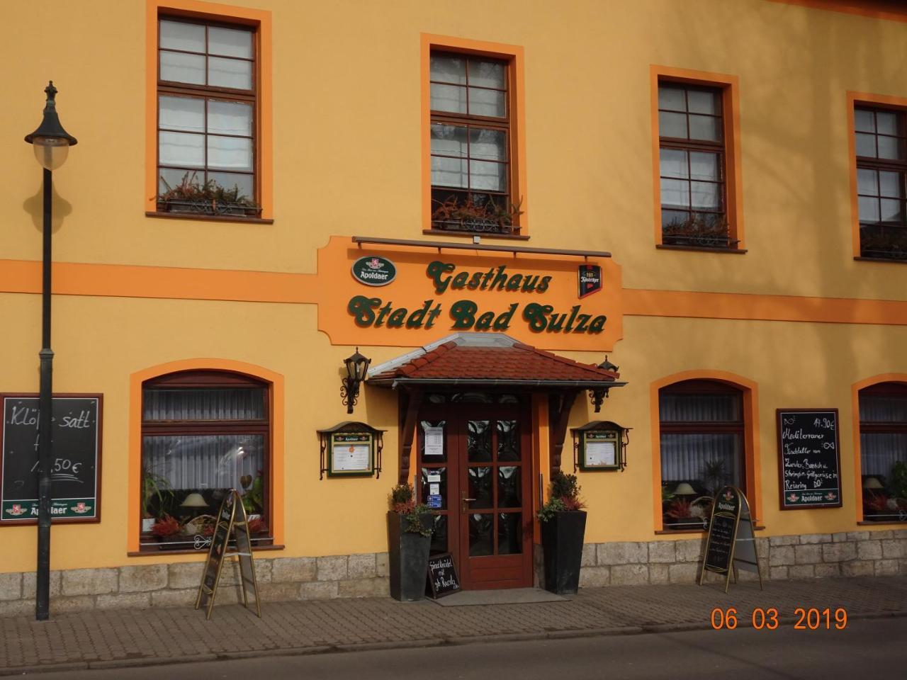 Gasthaus Stadt Bad Sulza Hotel Eksteriør billede